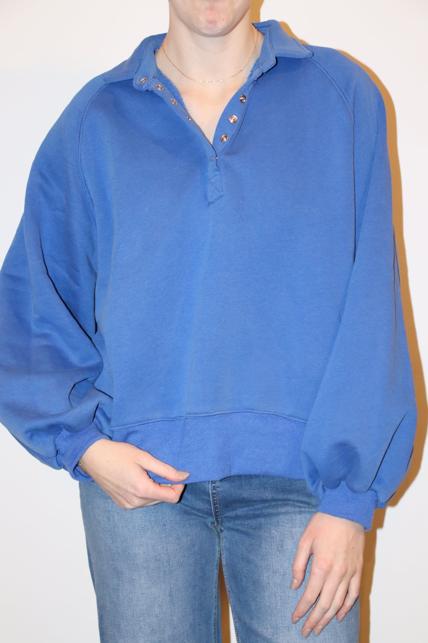 Piper Snap Button Collared Sweater