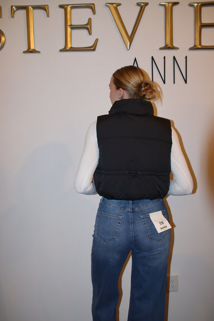 Cropped Puffer Vest