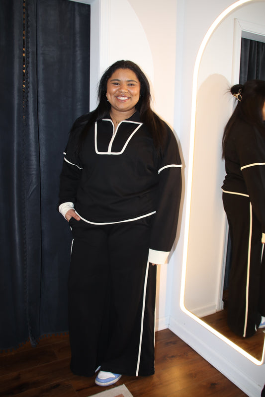 Plus French Terry Contrast Set