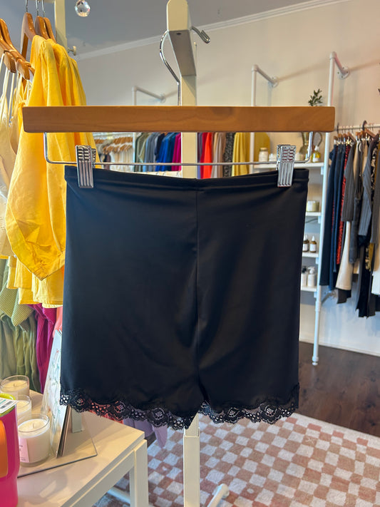 Black Slip Under Shorts