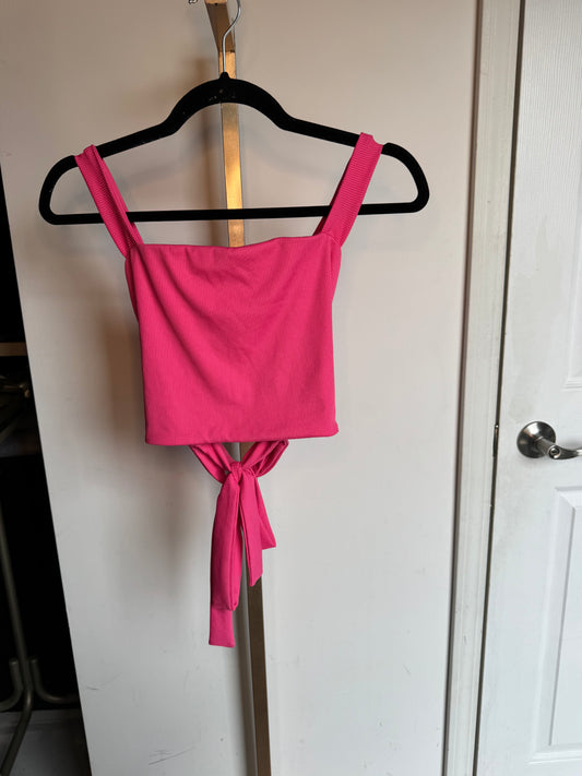 Pink CrissCross Tank