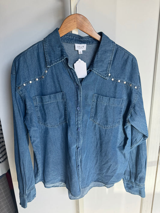 Denim Button Up