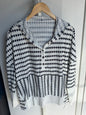 Black + White Hoodie
