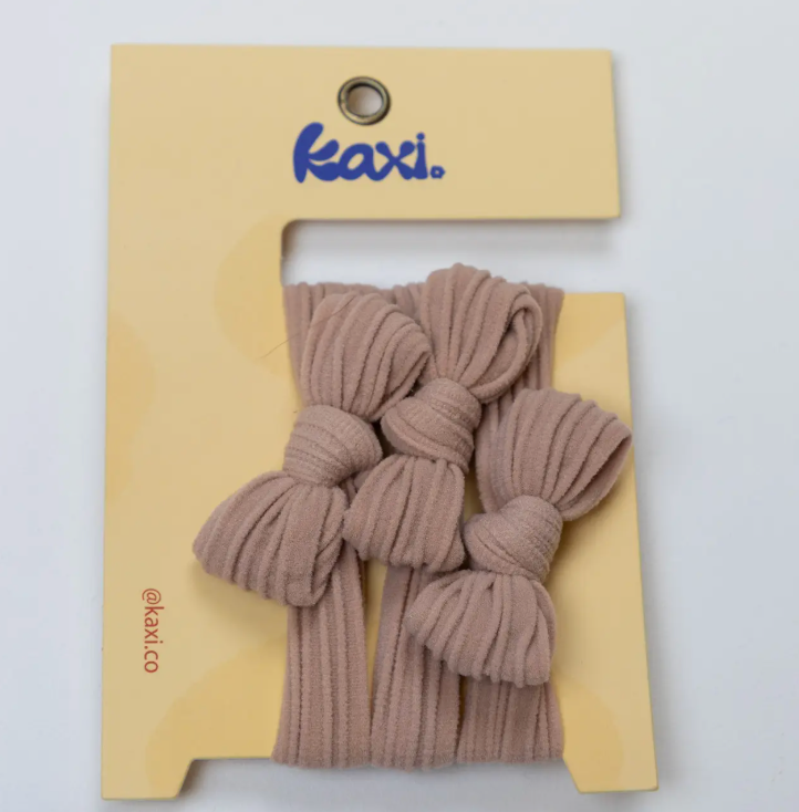 KAXI Bow Slick Back Hair Ties