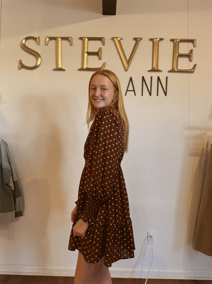 Darling Polka Dot Mini Dress