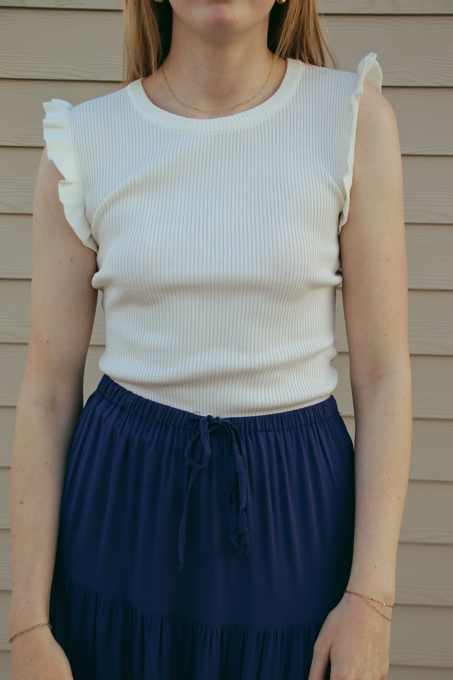 The Ivy Ruffle Knit Top
