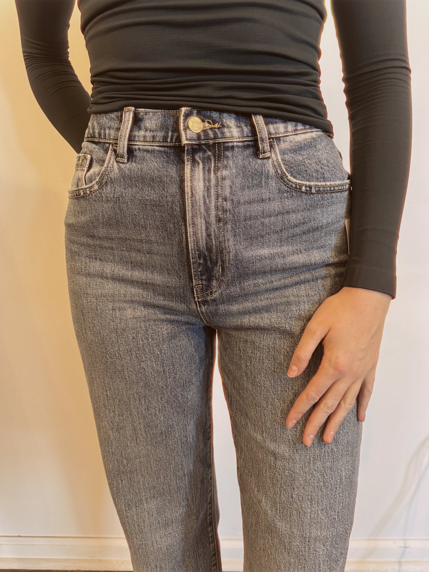 Super High Rise Dad Jean with Cuff – Cello