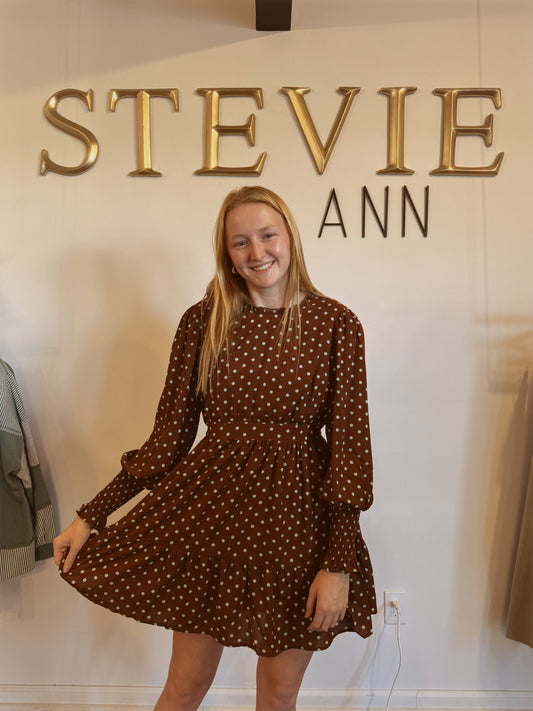 Darling Polka Dot Mini Dress