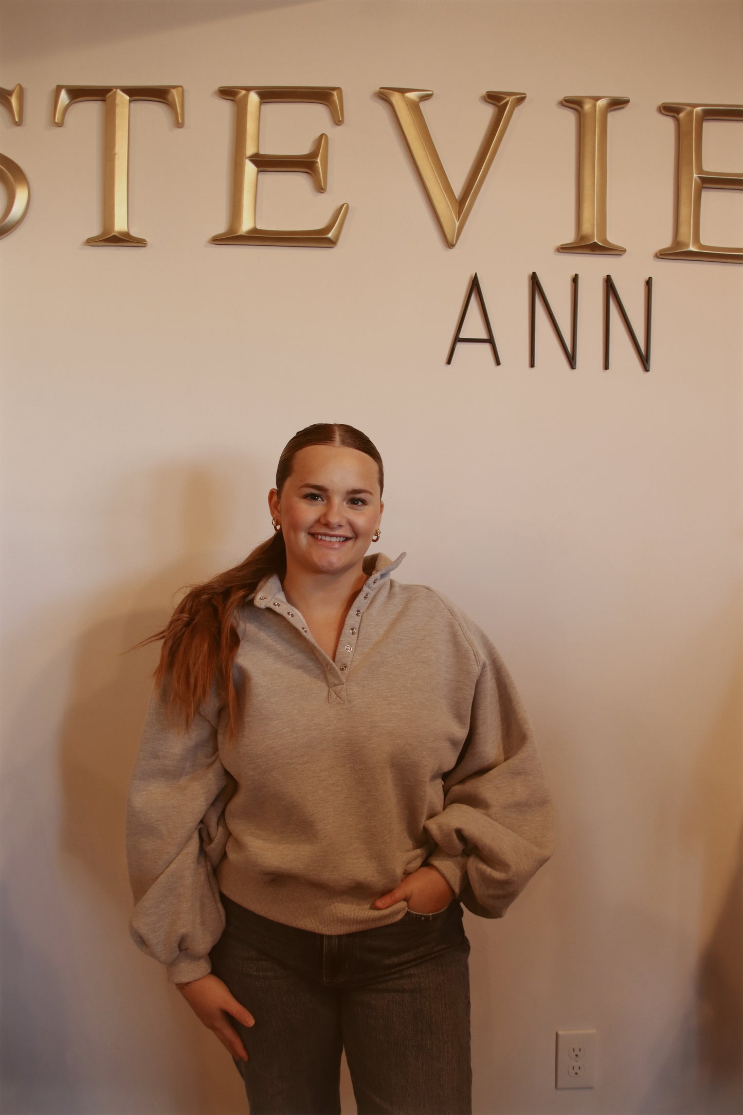 Piper Snap Button Collared Sweater