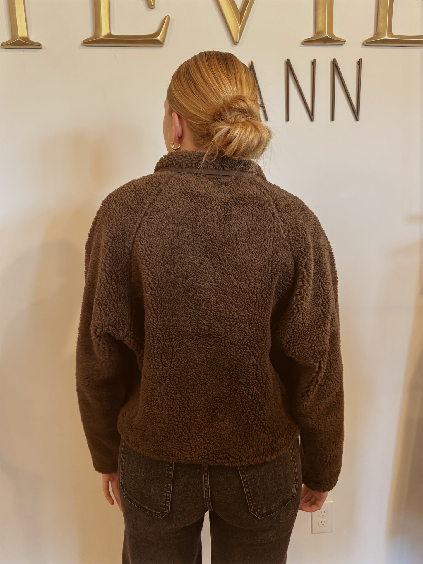 Cozy Sherpa Jacket With Pockets