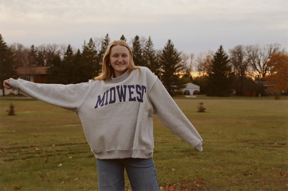 MIDWEST 'MIDWEST BABE' Reversible Sweatshirt