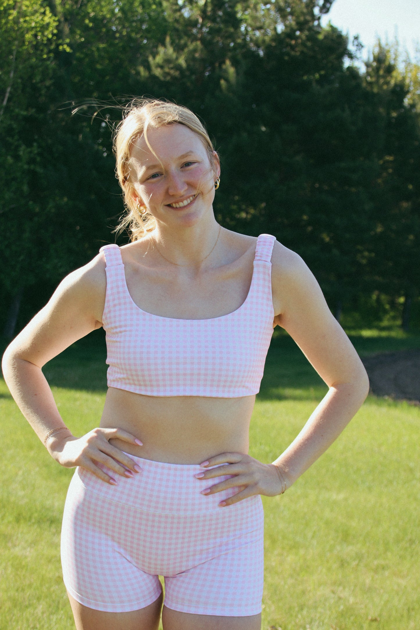 Gingham Print Set