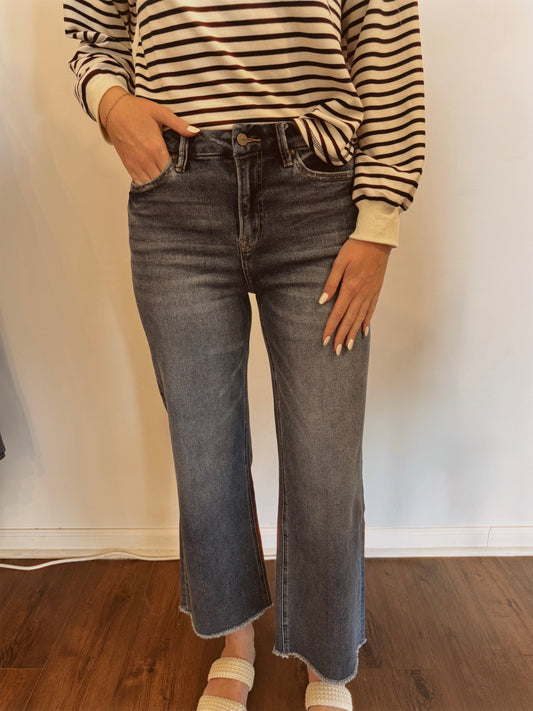 Super High Rise Wide Leg Jean