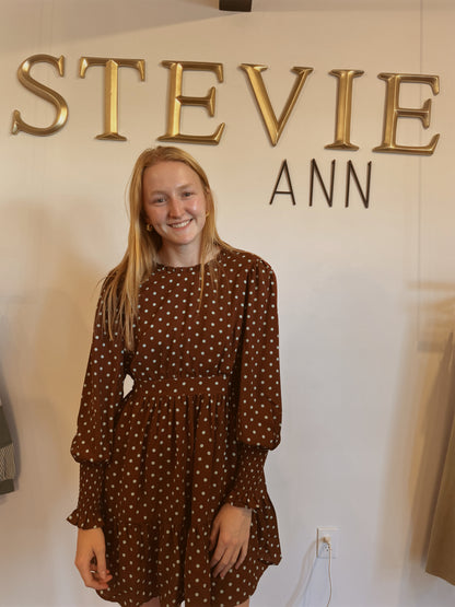 Darling Polka Dot Mini Dress