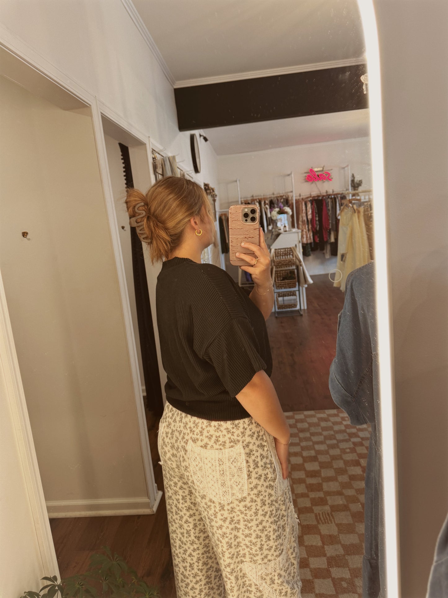 Wave Ribbed Top | Shorter Length