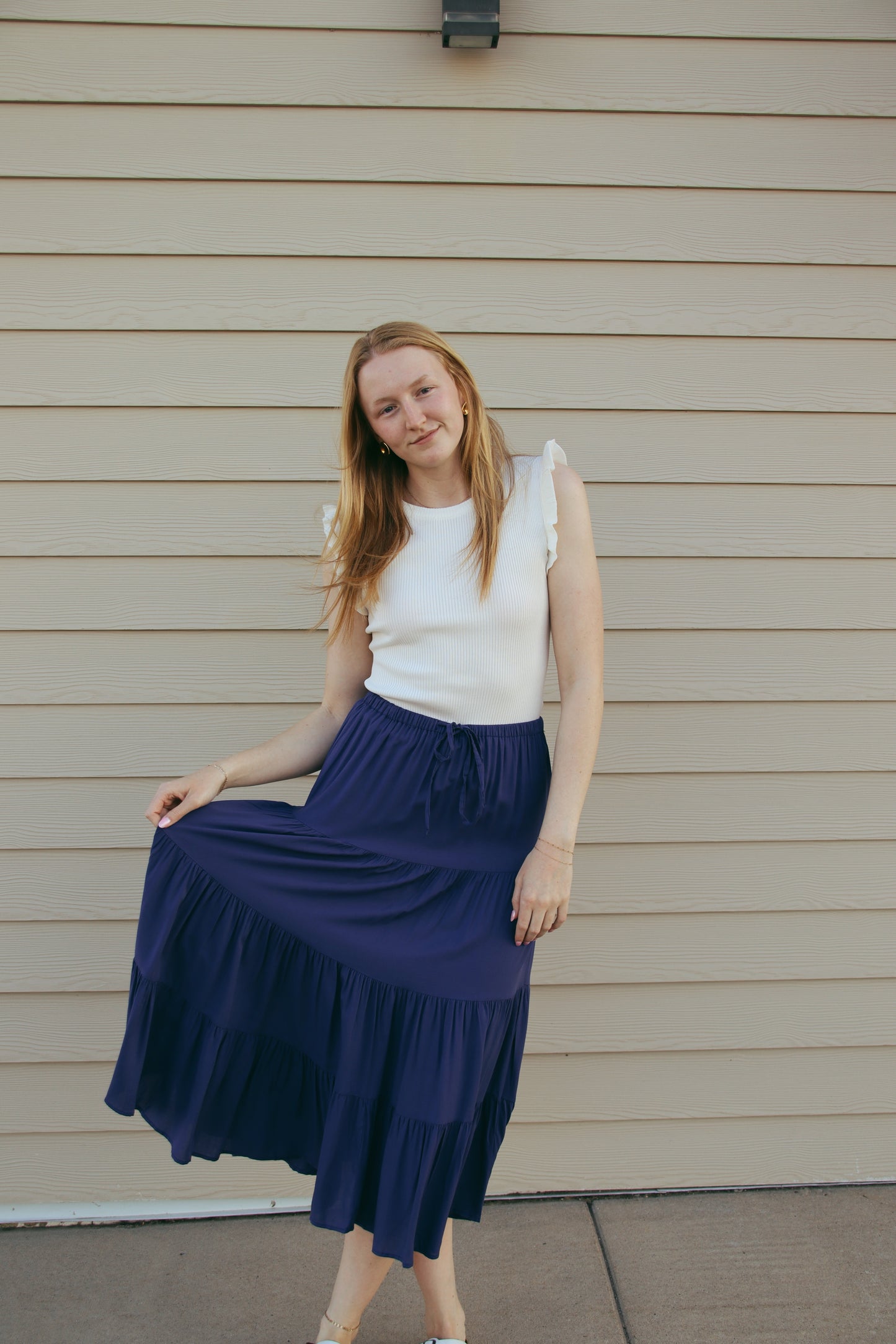 The Ivy Ruffle Knit Top