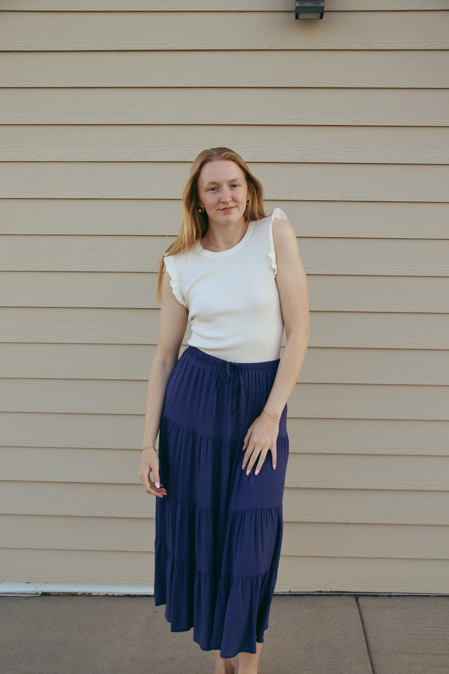 The Ivy Ruffle Knit Top