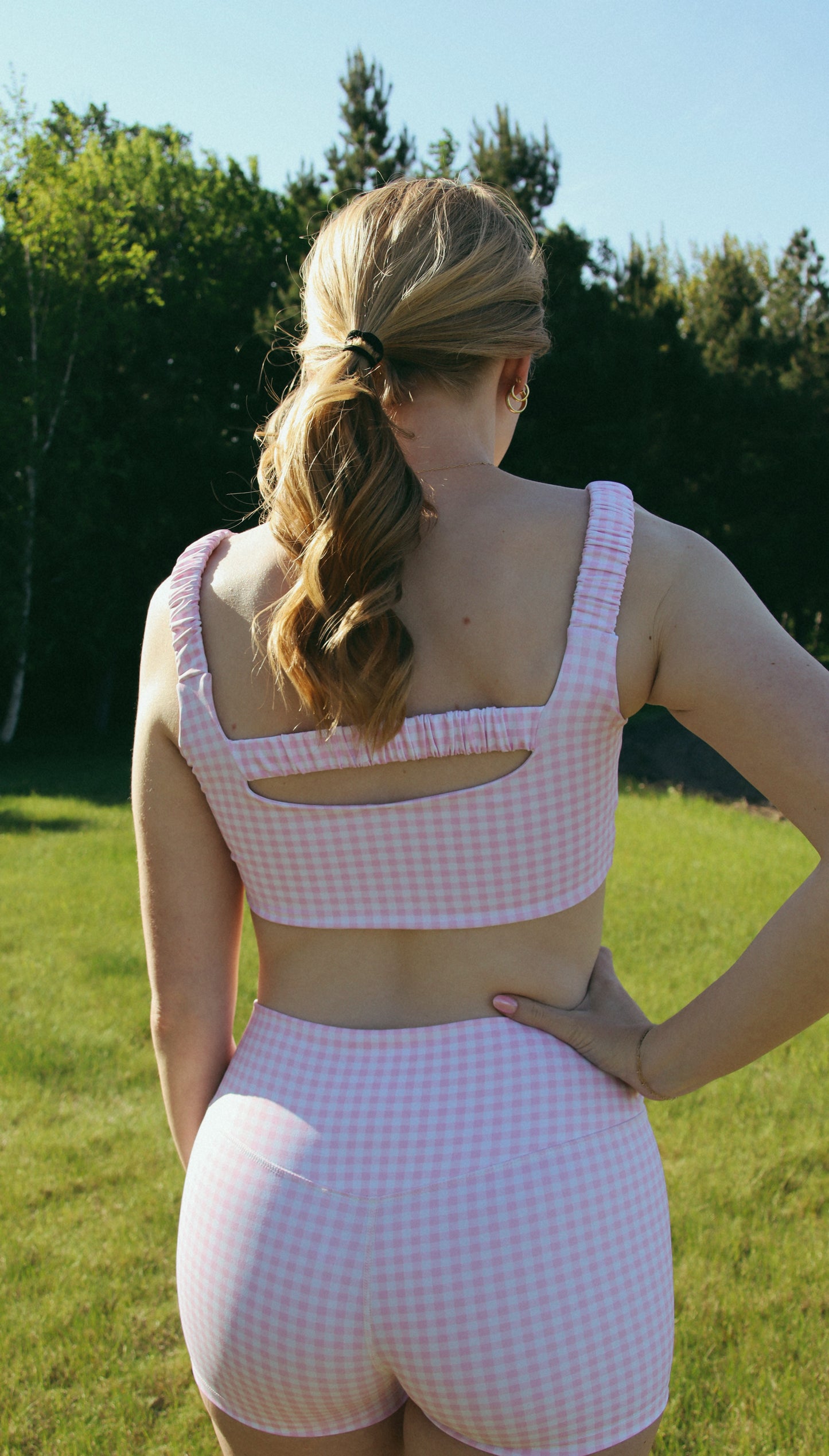 Gingham Print Set