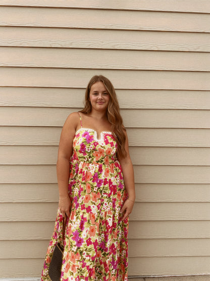 Bloomline Midi Dress