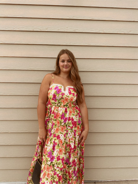 Bloomline Midi Dress