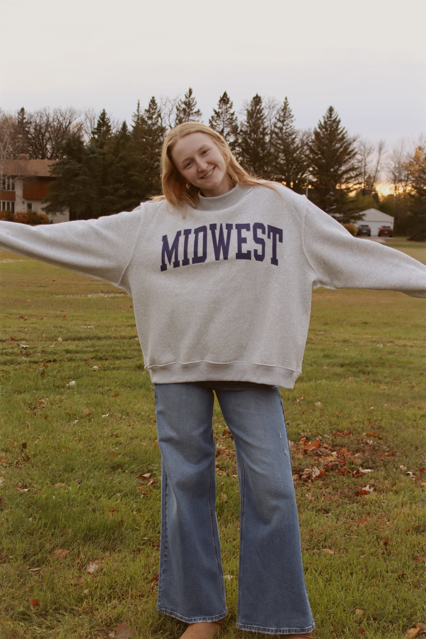 MIDWEST 'MIDWEST BABE' Reversible Sweatshirt