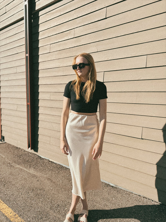 Slip Skirt | Champagne | FINAL SALE