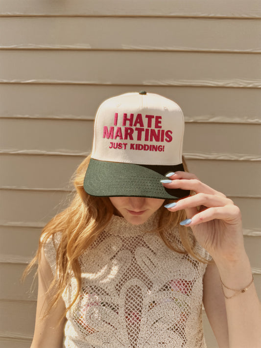 I Hate Martinis Baseball Cap
