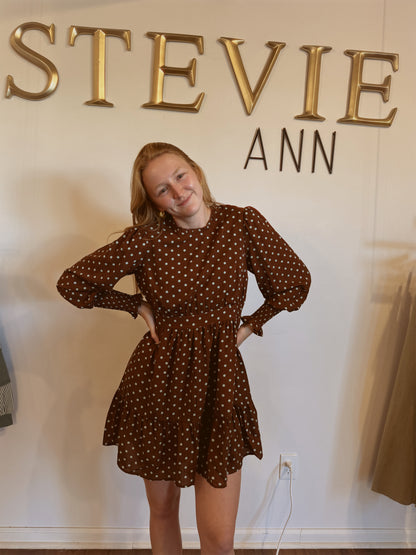 Darling Polka Dot Mini Dress