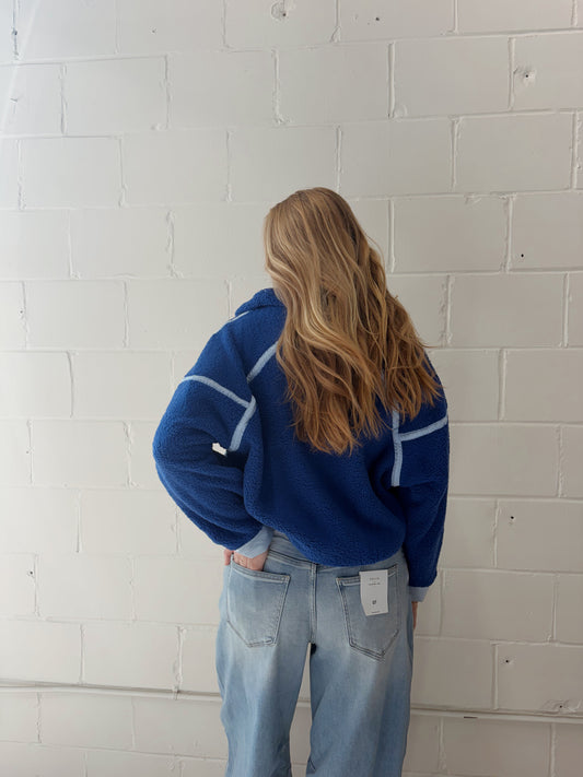 High Half-Zip Fleece Pullover
