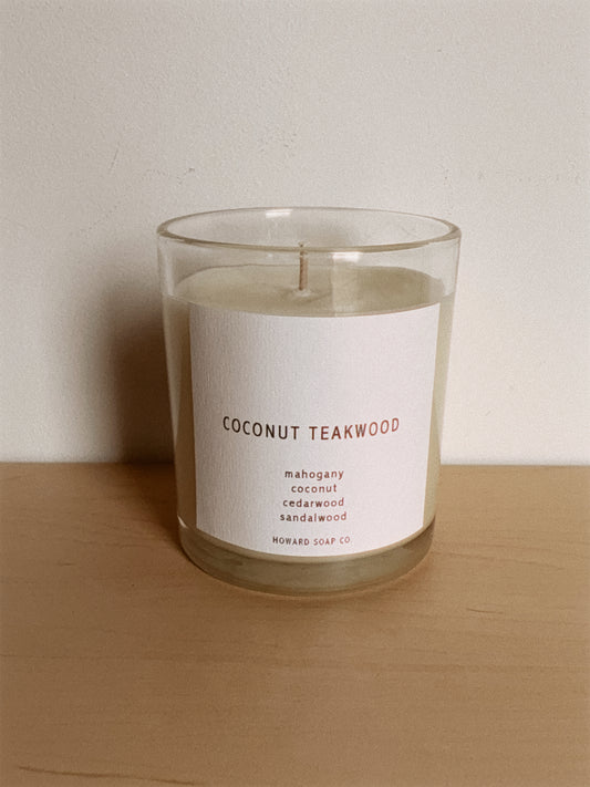 Soy Candle | Coconut Teakwood