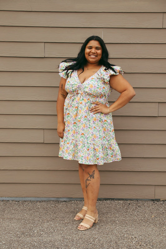 Plus Soft Bloom Dress