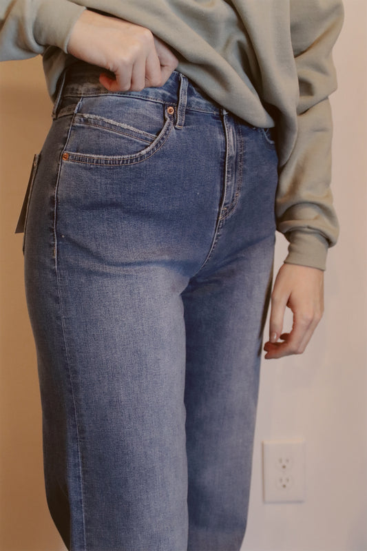 High Rise Wide Leg | Mica Denim