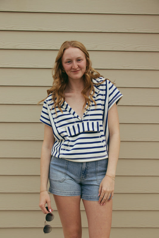 Striped Lake Hoodie
