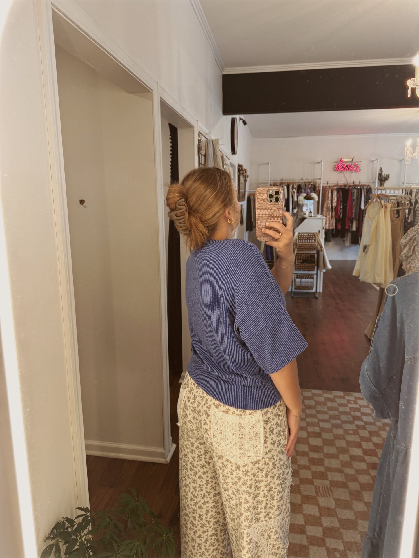 Wave Ribbed Top | Shorter Length