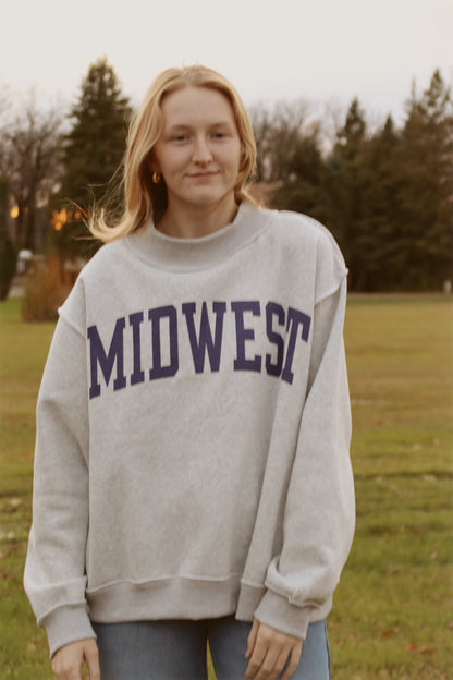 MIDWEST 'MIDWEST BABE' Reversible Sweatshirt