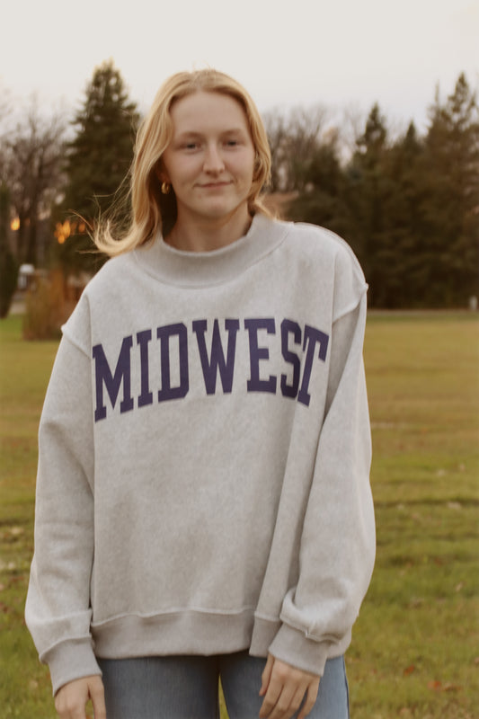MIDWEST 'MIDWEST BABE' Reversible Sweatshirt