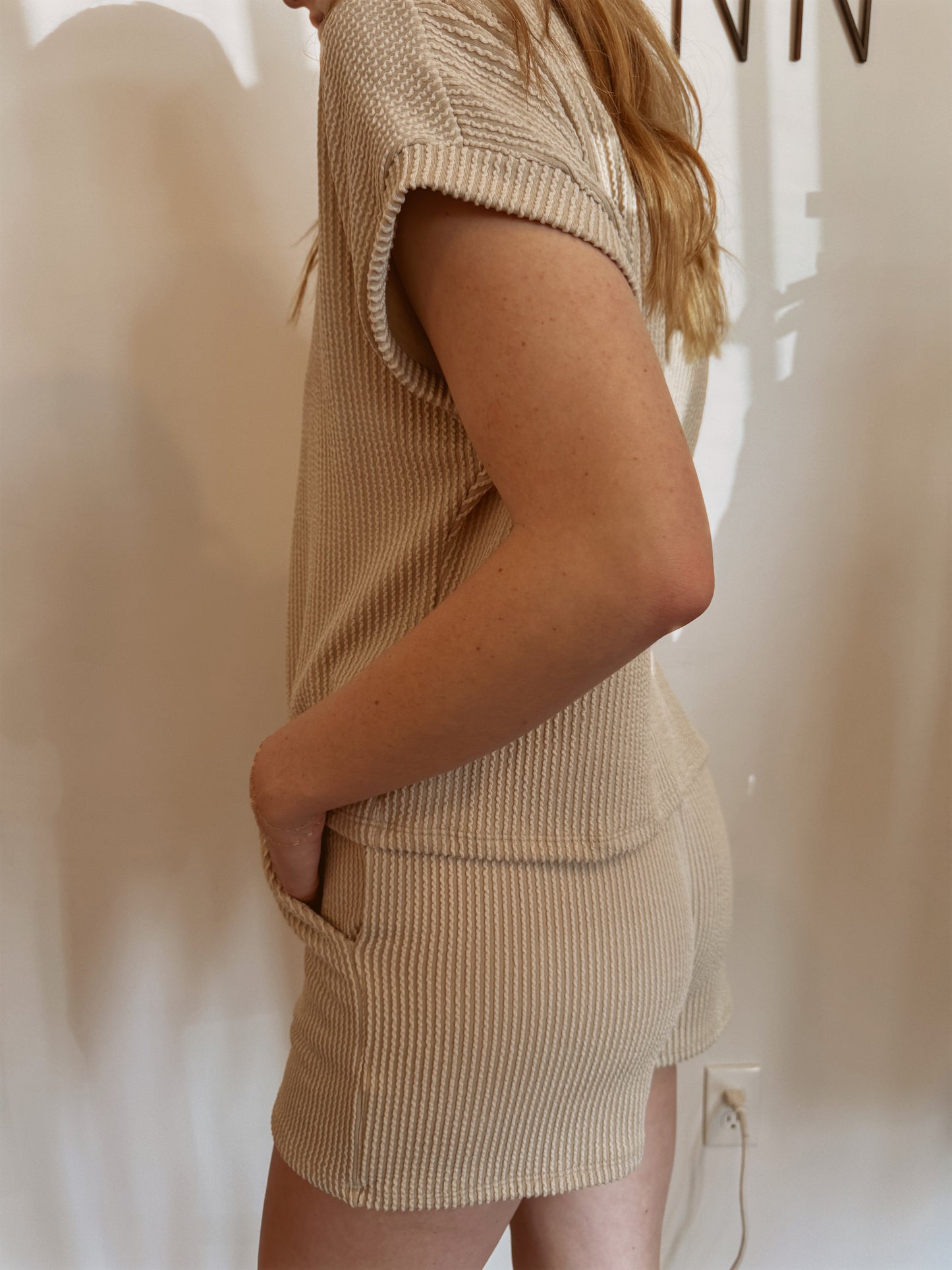 The Margo Shorts Ribbed Set