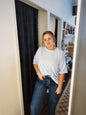 Wave Rib Short Sleeve Crewneck