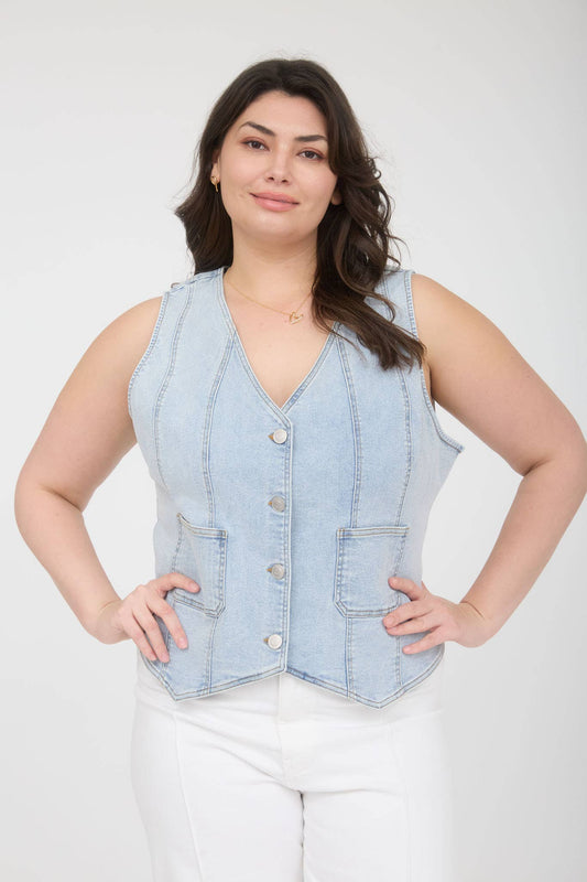 Plus Americana Denim Vest