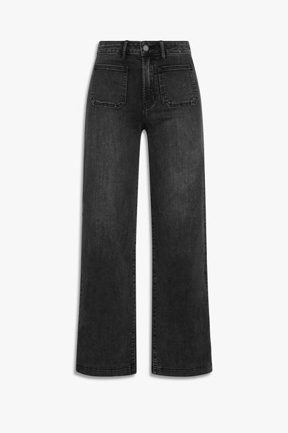 Mini Patch Pocket Wide Jeans – JBD