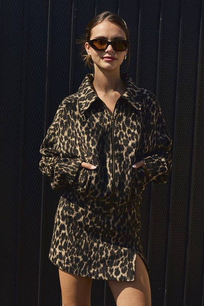 Valley Leopard Print Jacket