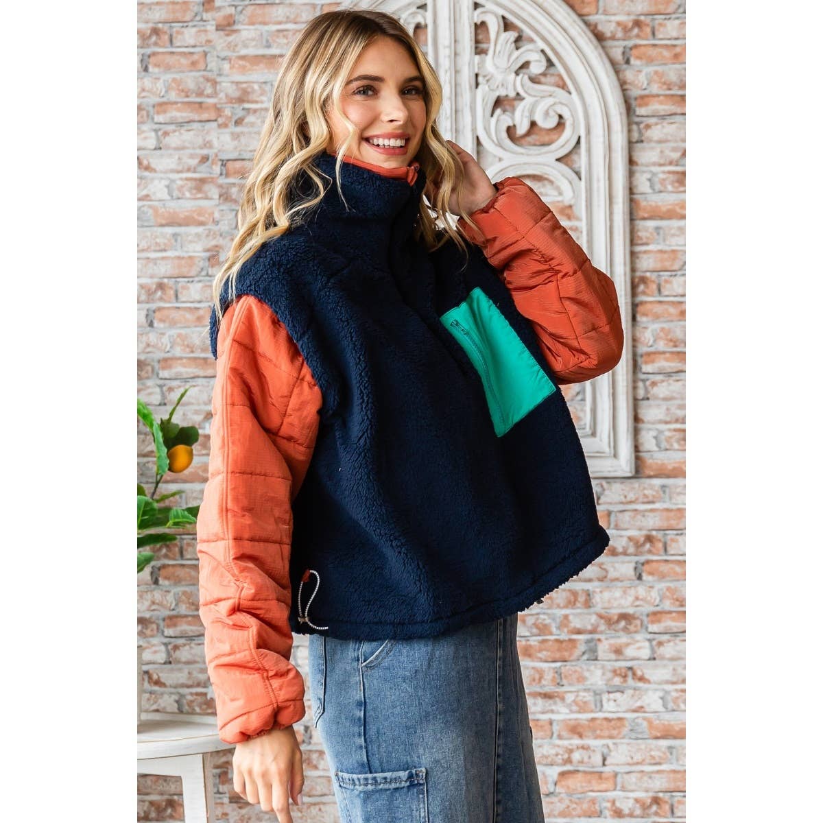 Alpine Quilted Half-Zip Sherpa | Choose Color