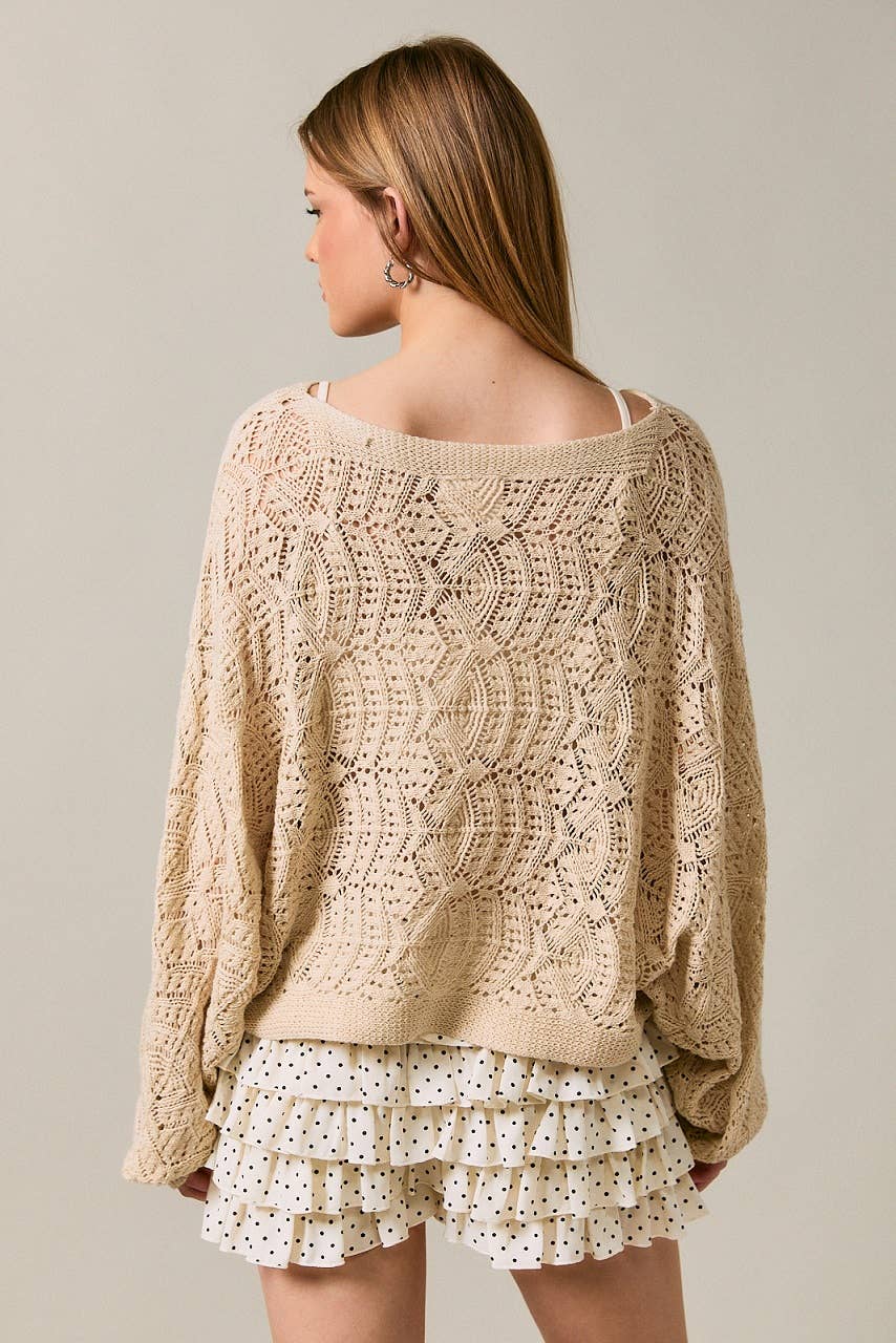 Coastal Crochet Cardigan