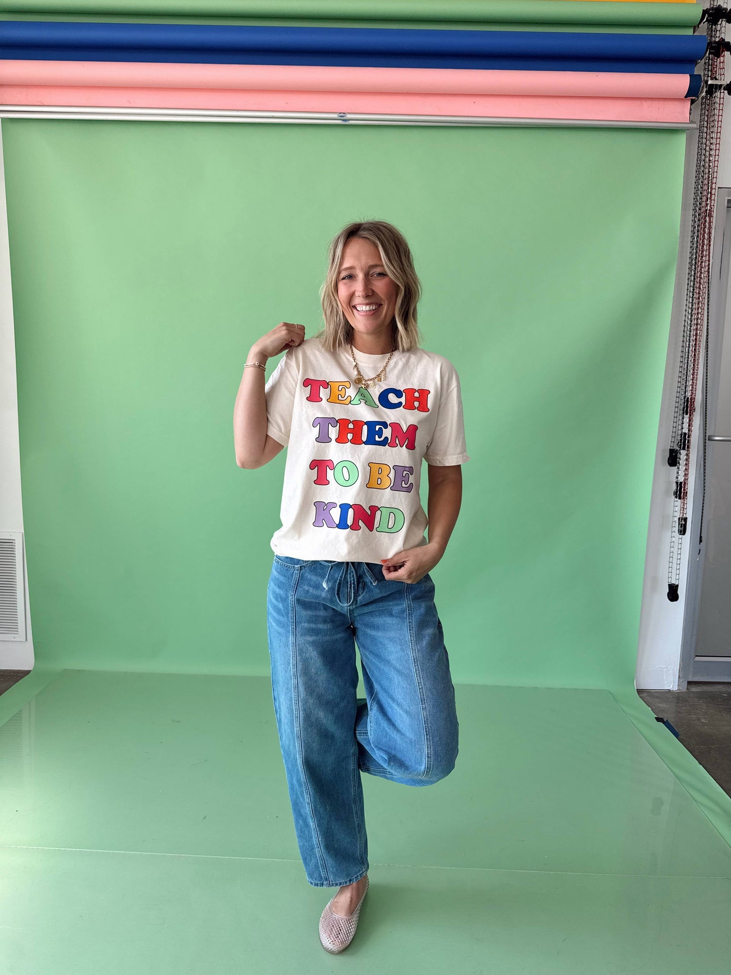 Teach Them to be Kind Tee