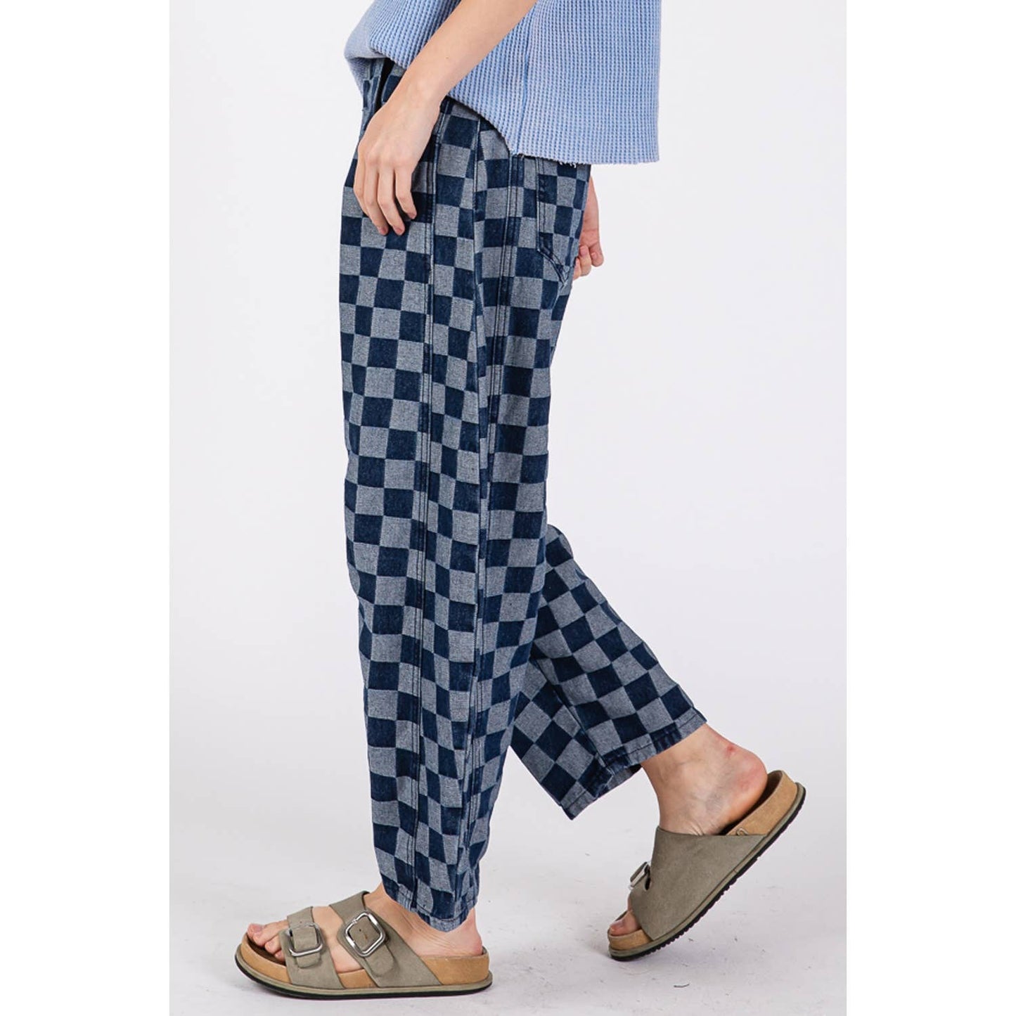 Checker Barrel Jeans