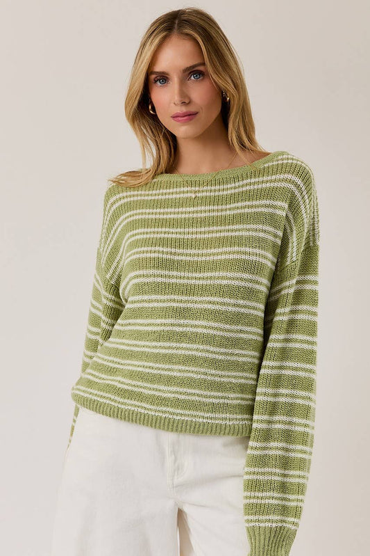 Fresh Air Stripe Sweater