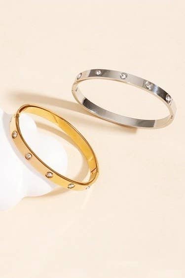 Everyday Glow Bangle – Stainless Steel