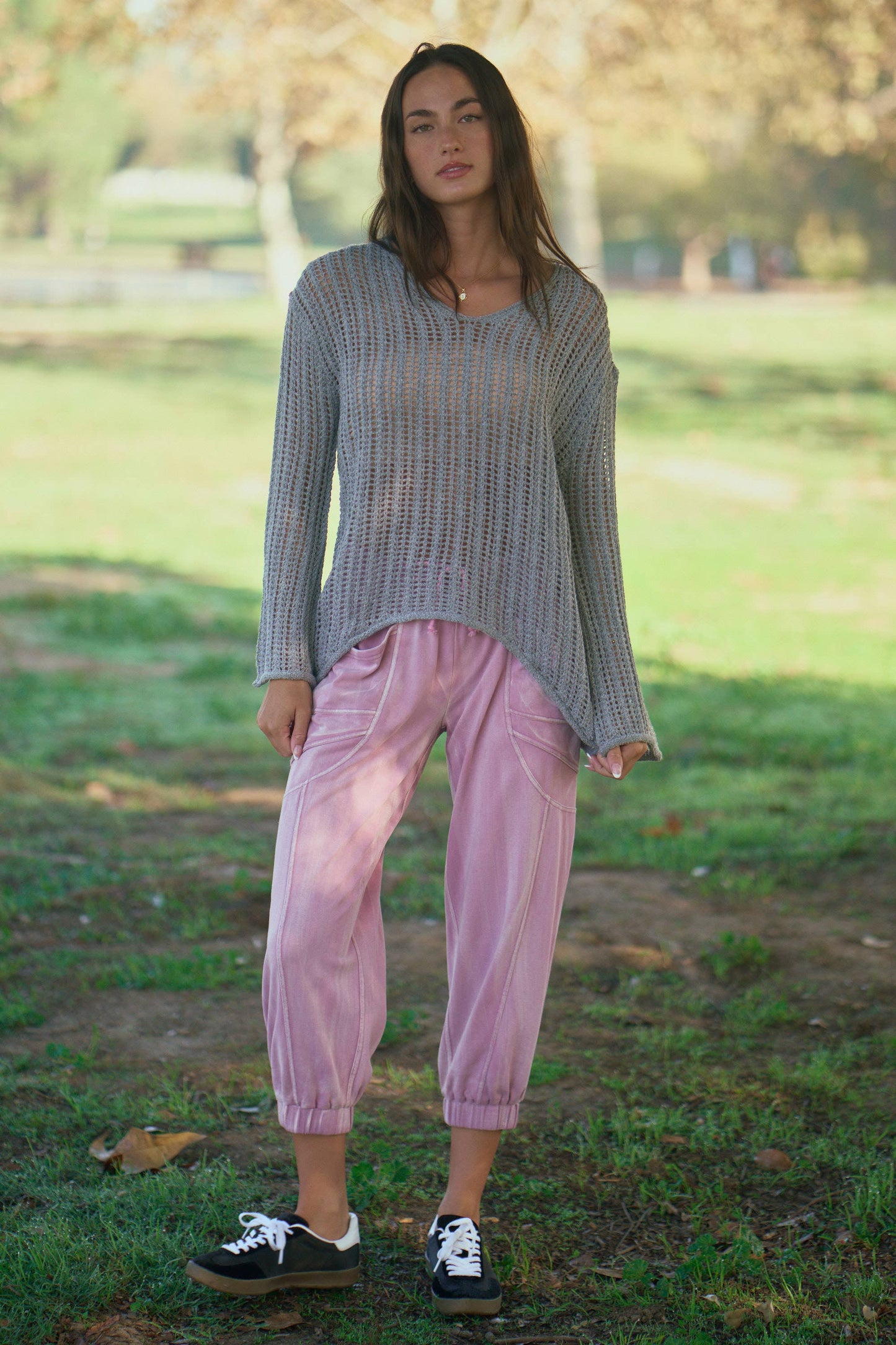 Plus Sandbar Open Knit Top