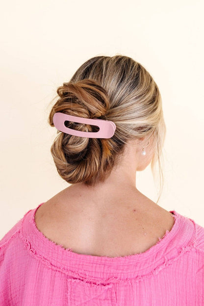 Glossy Flat Claw Clip