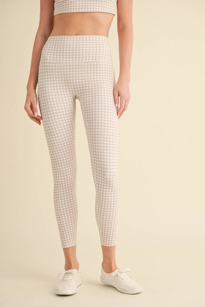 Gingham Aligned Performance Leggings